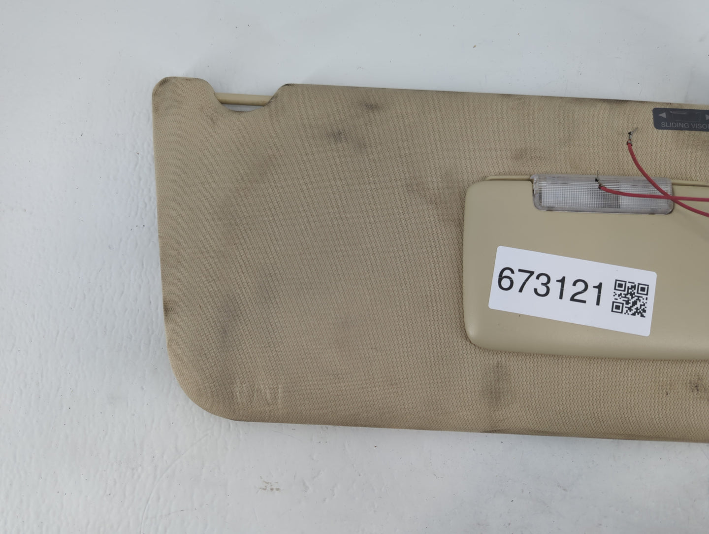 2013-2019 Ford Flex Sun Visor Shade Replacement Passenger Right Mirror Fits Fits 2013 2014 2015 2016 2017 2018 2019 OEM Used