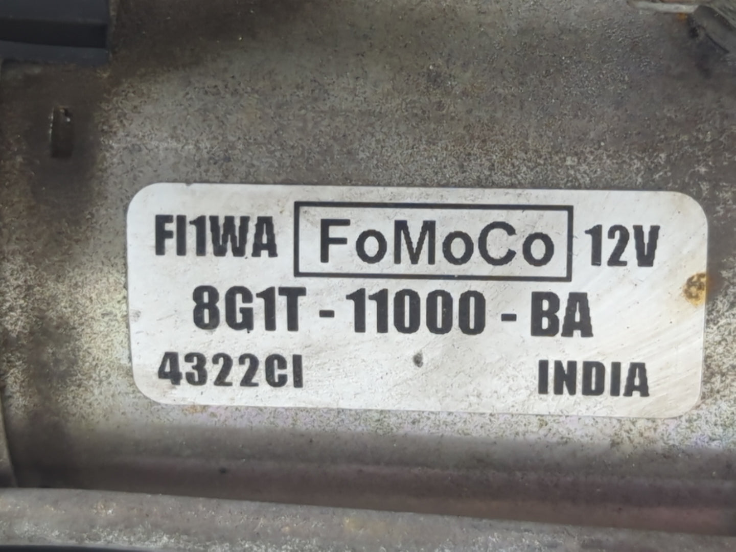 2009-2019 Ford Flex Car Starter Motor Solenoid OEM P/N:8G1T-11000-BA Fits OEM Used Auto Parts - Oemusedautoparts1.com
