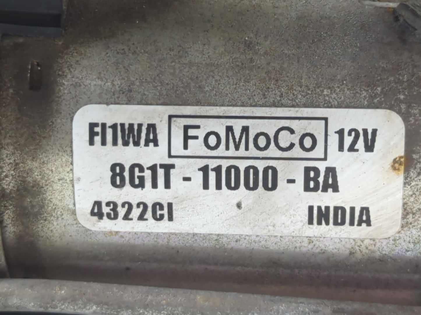 2009-2019 Ford Flex Car Starter Motor Solenoid OEM P/N:8G1T-11000-BA Fits OEM Used Auto Parts - Oemusedautoparts1.com