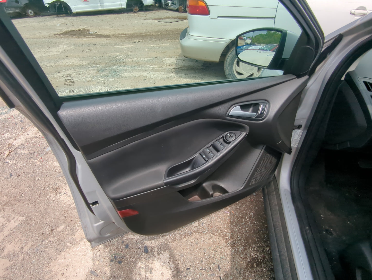 2015 Ford Focus Front Left Driver Interior Door Panel Trim - Oemusedautoparts1.com