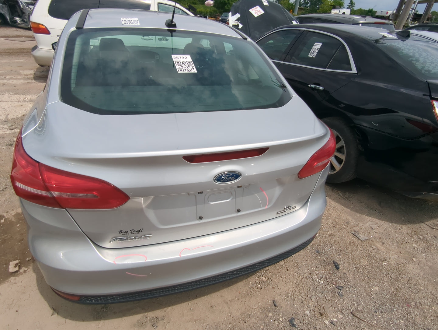 2015-2018 Ford Focus Trunk/decklid/hatch/tailgate Oem - Oemusedautoparts1.com