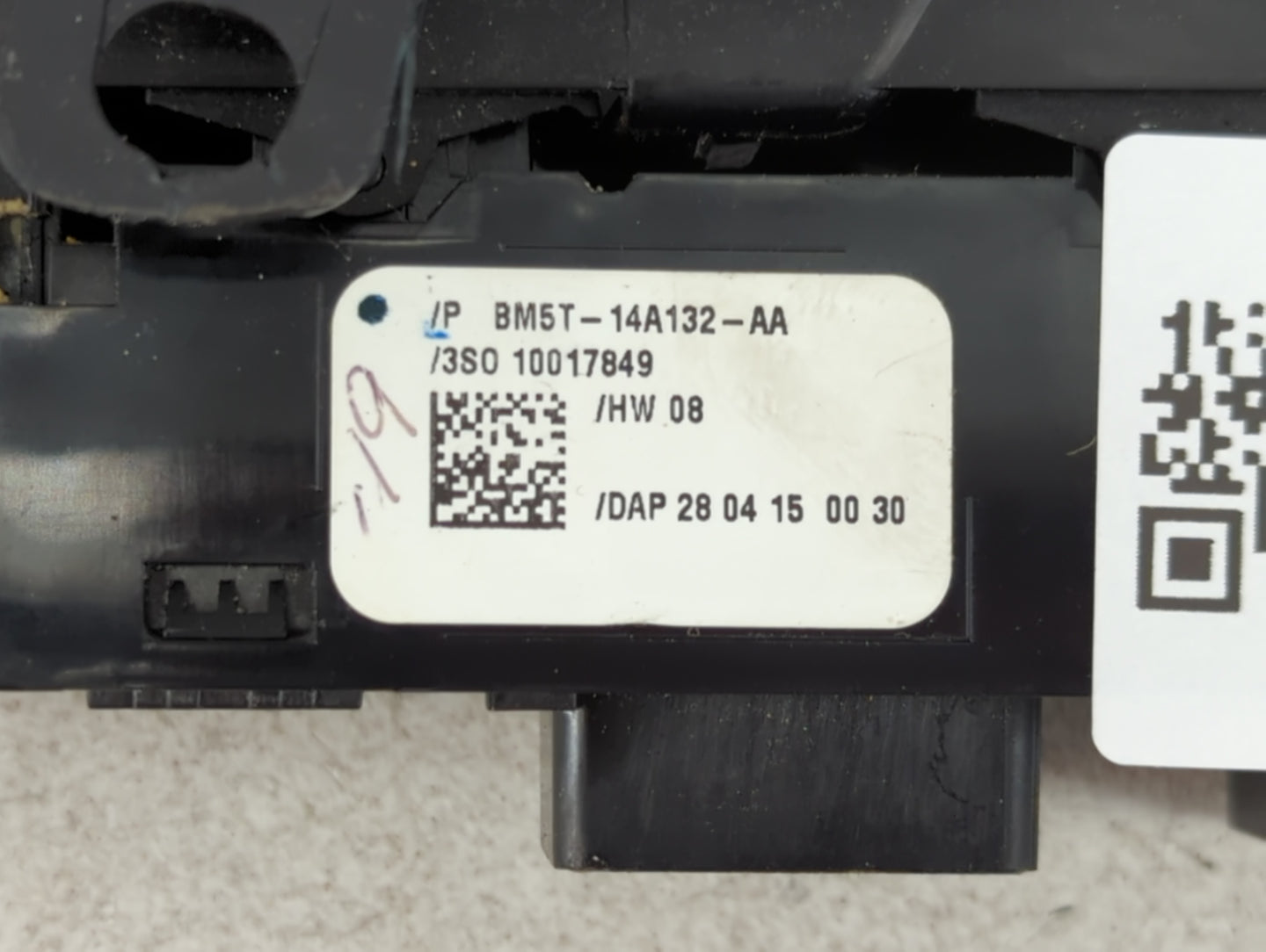 2012-2018 Ford Focus Master Power Window Switch Replacement Driver Side Left P/N:BM5T-14A132-AA Fits OEM Used Auto Parts - O