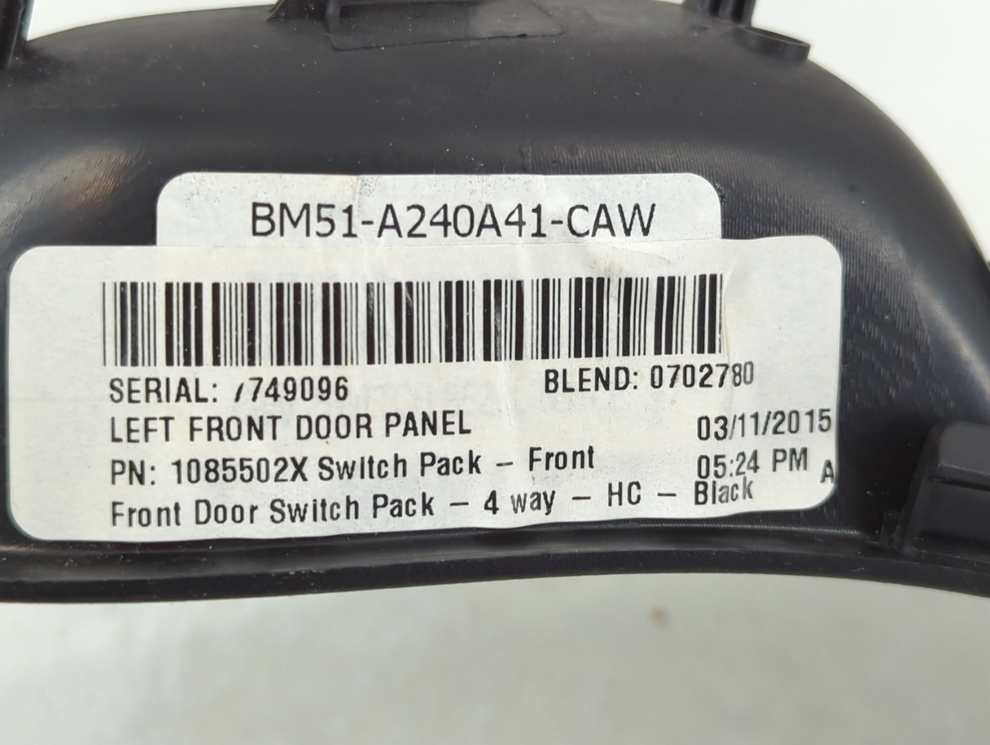 2012-2018 Ford Focus Master Power Window Switch Replacement Driver Side Left P/N:BM51-A240A41-CAW Fits OEM Used Auto Parts -