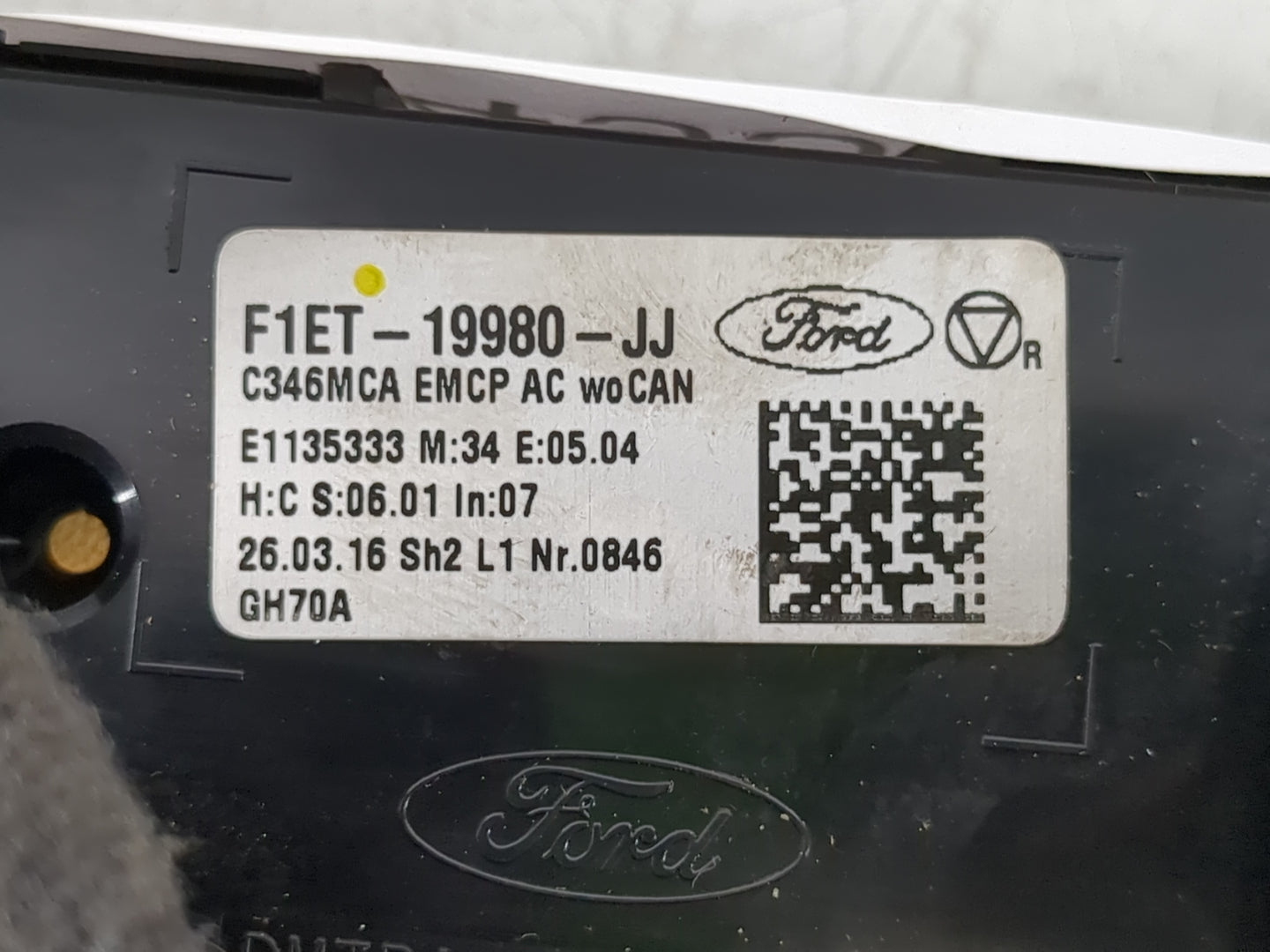 2015-2018 Ford Focus Climate Control Module Temperature AC/Heater Replacement P/N:F1ET-19980-JJ Fits Fits 2015 2016 2017 201