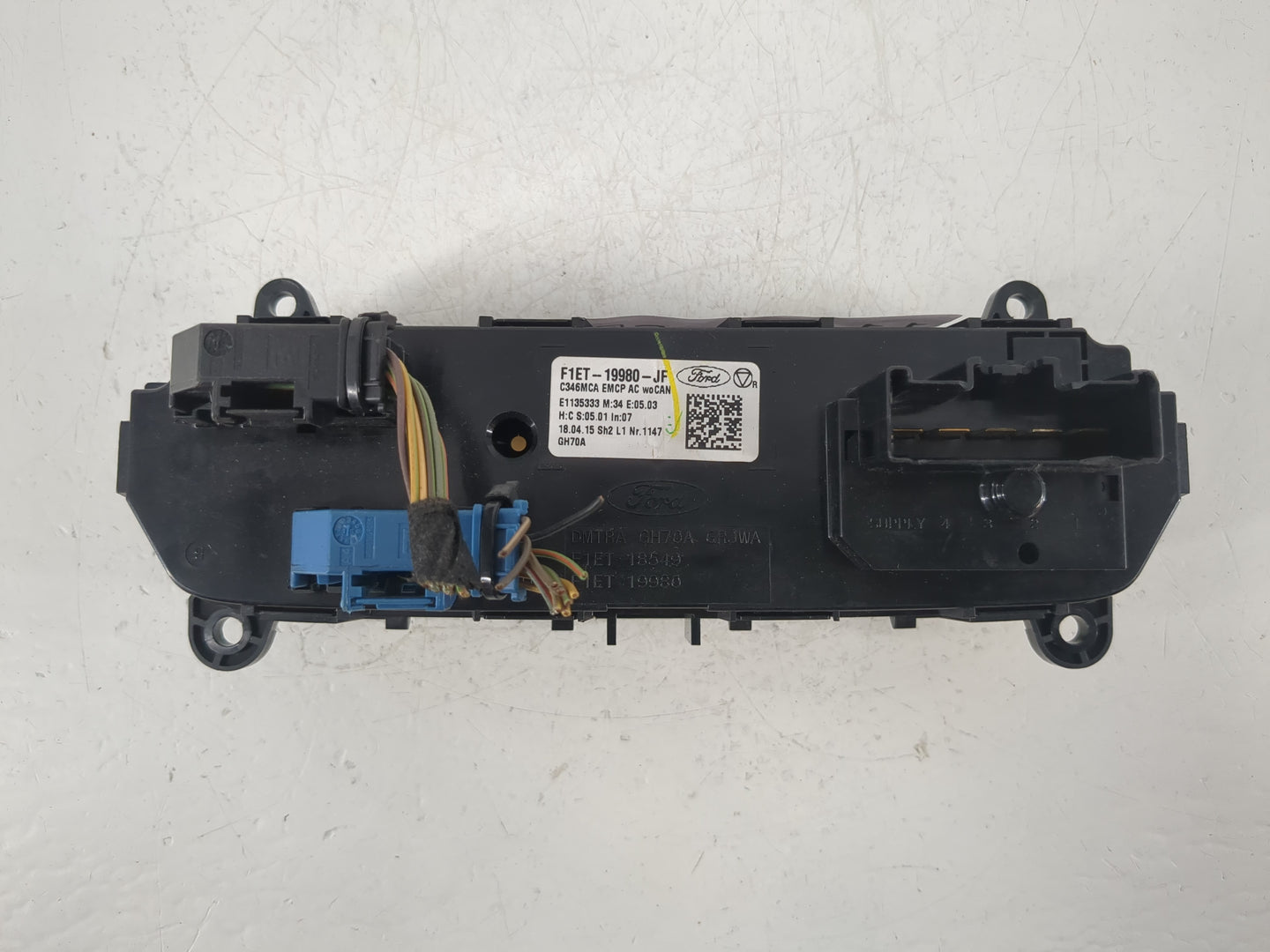 2015-2018 Ford Focus Climate Control Module Temperature AC/Heater Replacement P/N:F1ET-19980-JE Fits Fits 2015 2016 2017 201