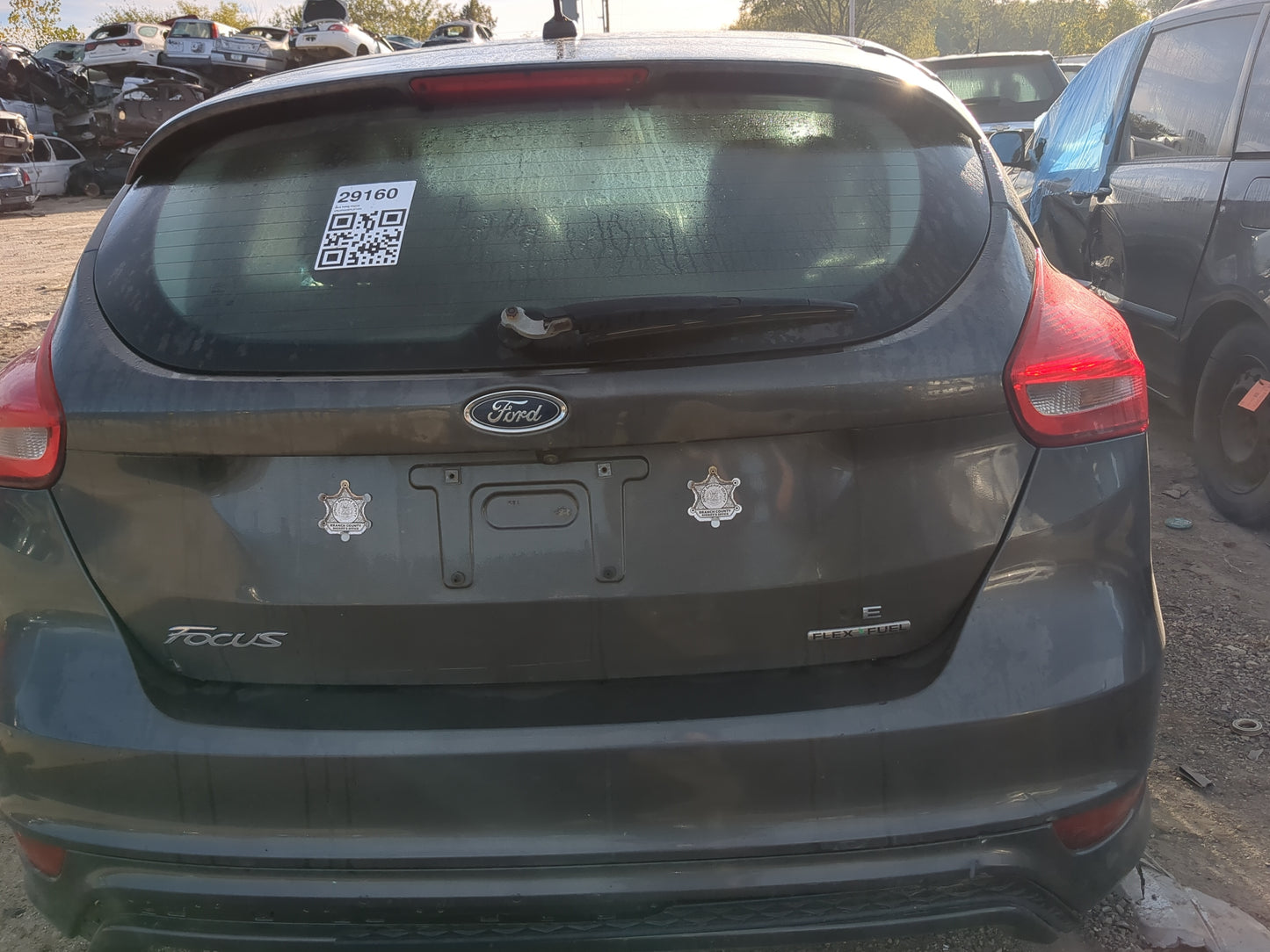 2015-2018 Ford Focus Trunk/decklid/hatch/tailgate Oem - Oemusedautoparts1.com