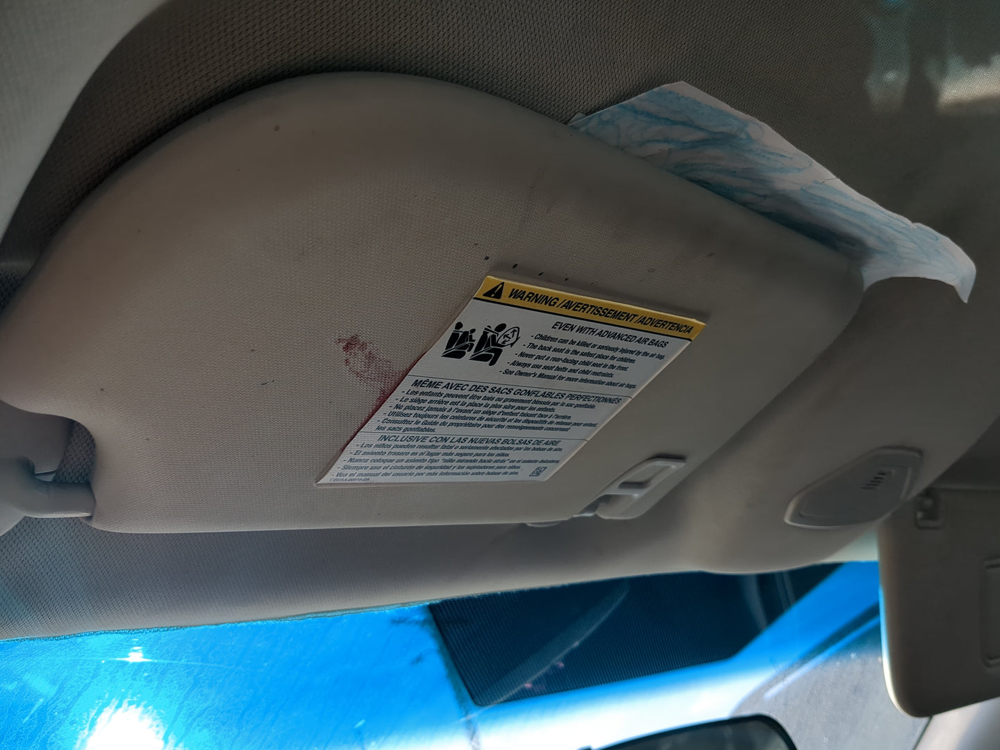 2013-2018 Ford Focus Sun Visor Shade Replacement Driver Left Mirror Fits Fits 2013 2014 2015 2016 2017 2018 OEM Used Auto Pa
