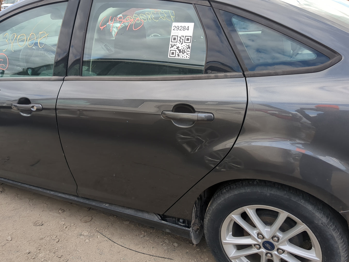 2012-2018 Ford Focus Driver Rear Door Oem - Oemusedautoparts1.com