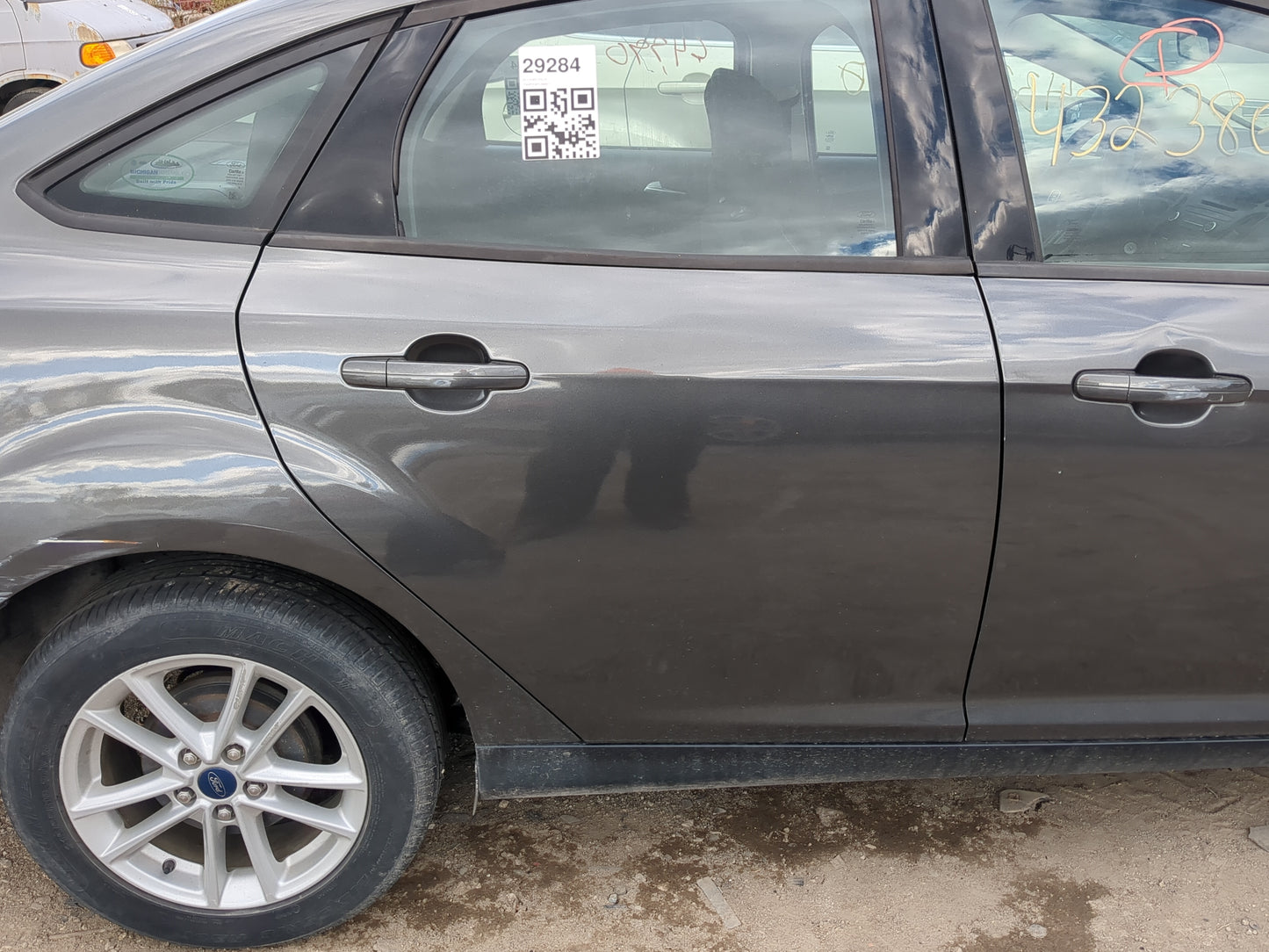 2012-2018 Ford Focus Passenger Rear Door Oem - Oemusedautoparts1.com