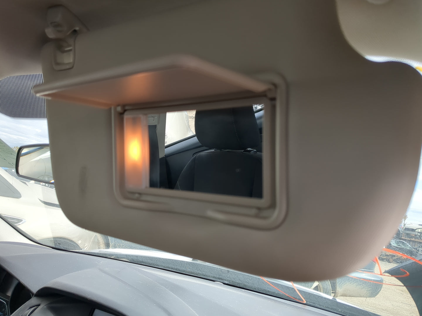 2013-2018 Ford Focus Sun Visor Shade Replacement Passenger Right Mirror Fits Fits 2013 2014 2015 2016 2017 2018 OEM Used Aut