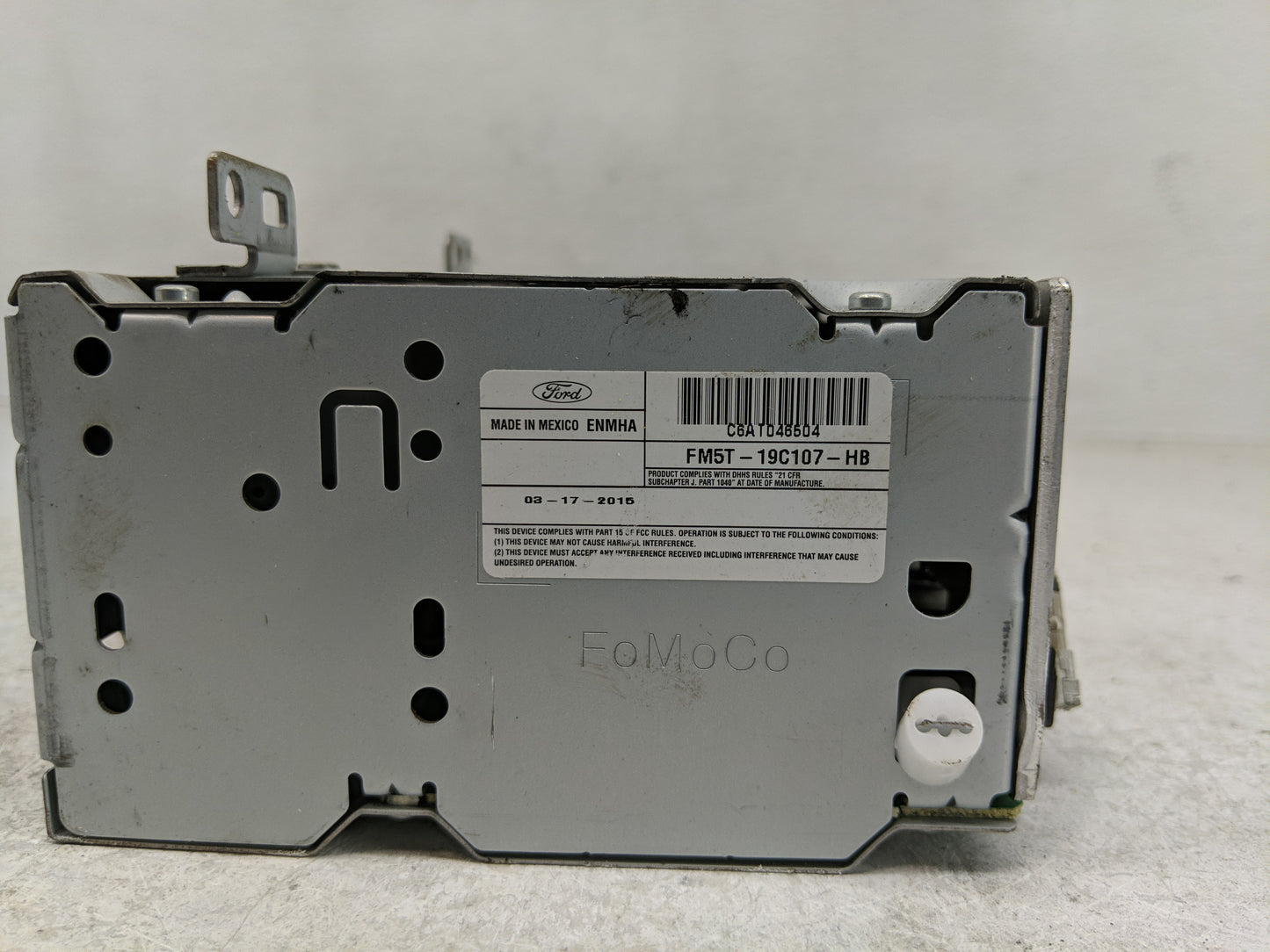 2015 Ford Focus Radio AM FM Cd Player Receiver Replacement P/N:FM5T-19C107-HB Fits OEM Used Auto Parts - Oemusedautoparts1.c