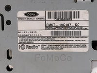2015-2016 Ford Focus Radio AM FM Cd Player Receiver Replacement P/N:FM5T-19C107-KC Fits Fits 2015 2016 OEM Used Auto Parts -