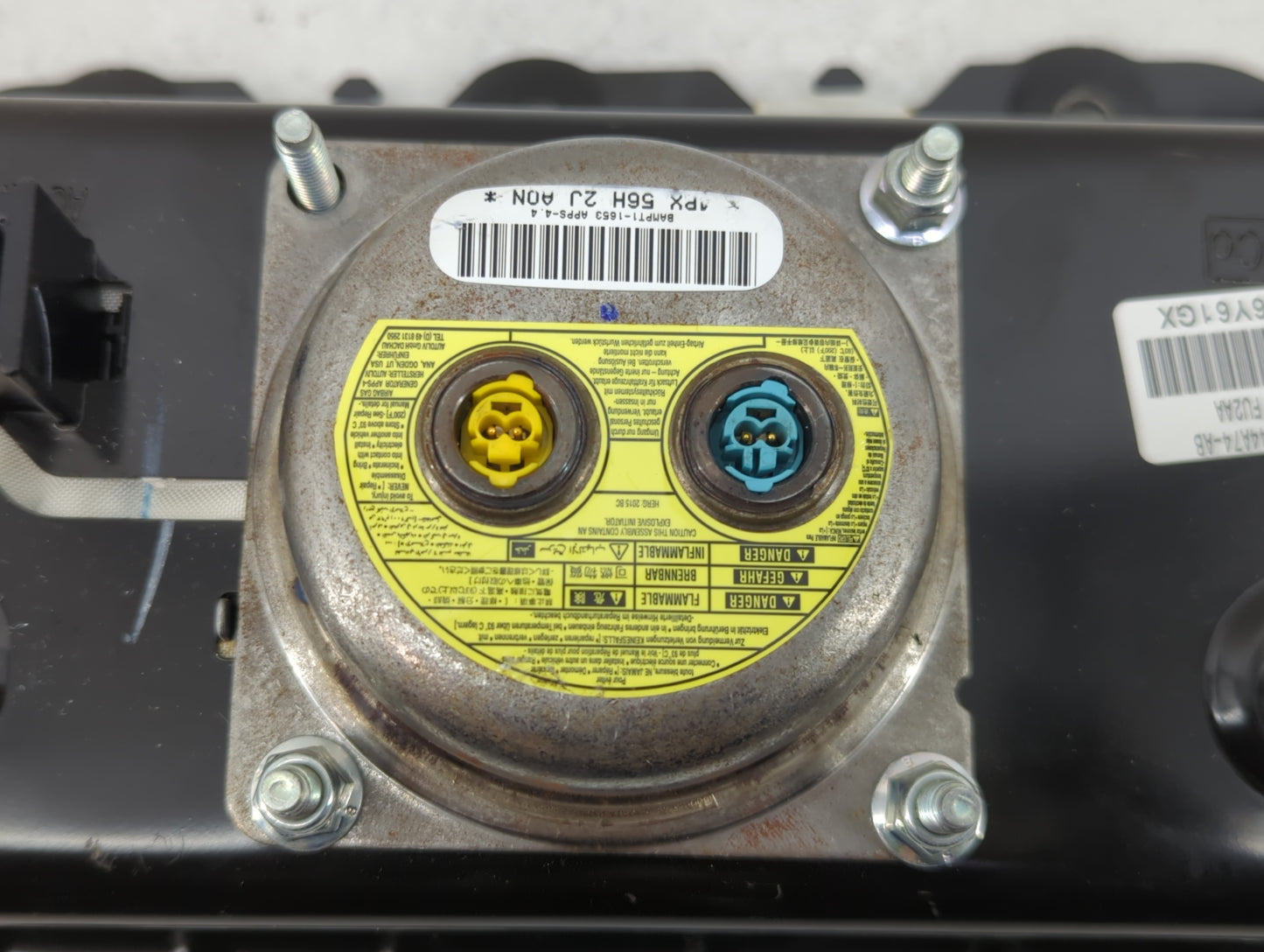 2015-2018 Ford Focus Air Bag Driver Left Steering Wheel Mounted P/N:F1EB-A044A74-AB Fits Fits 2015 2016 2017 2018 OEM Used A