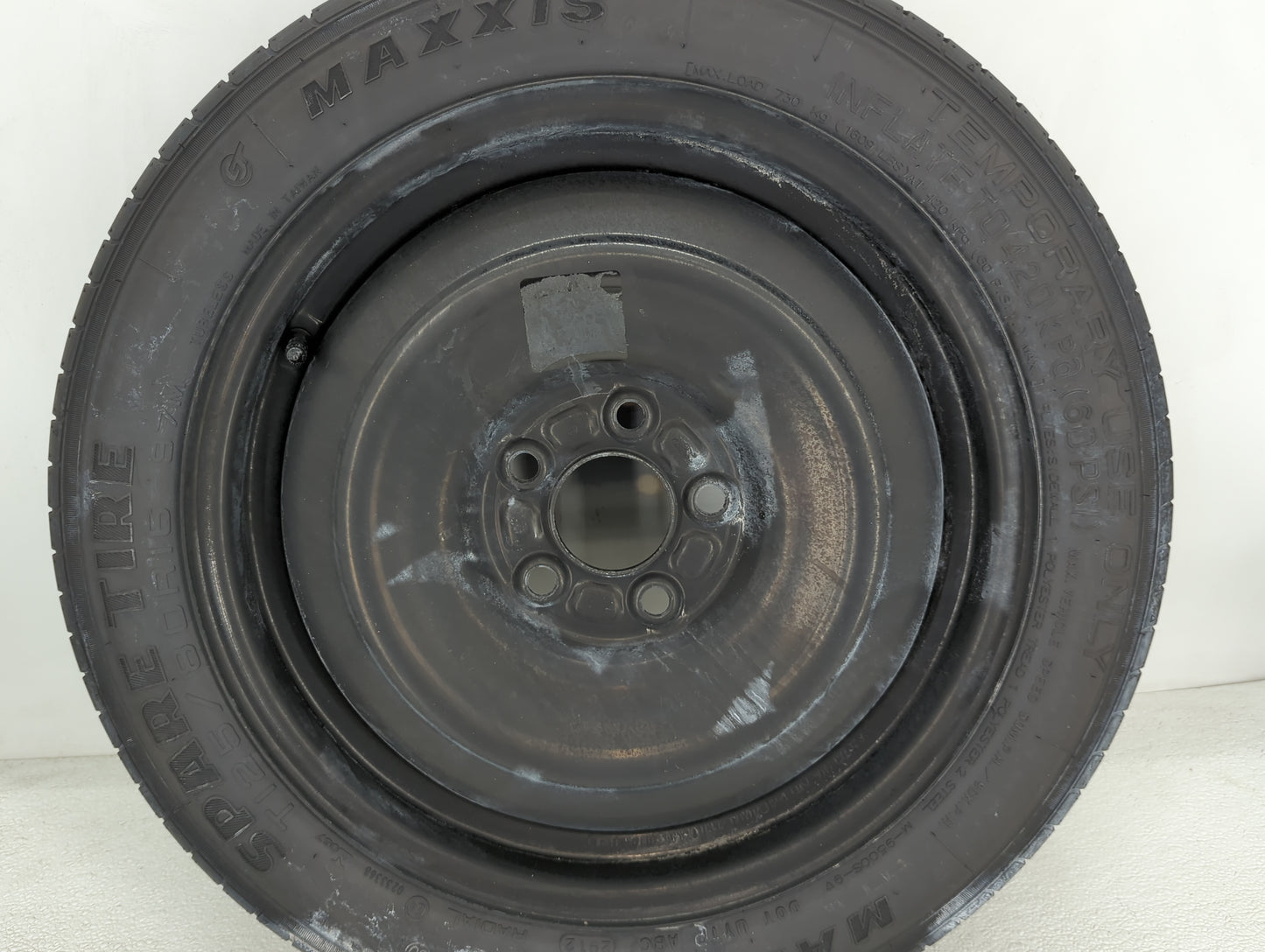 2012-2018 Ford Focus Spare Donut Tire Wheel Rim Oem - Oemusedautoparts1.com