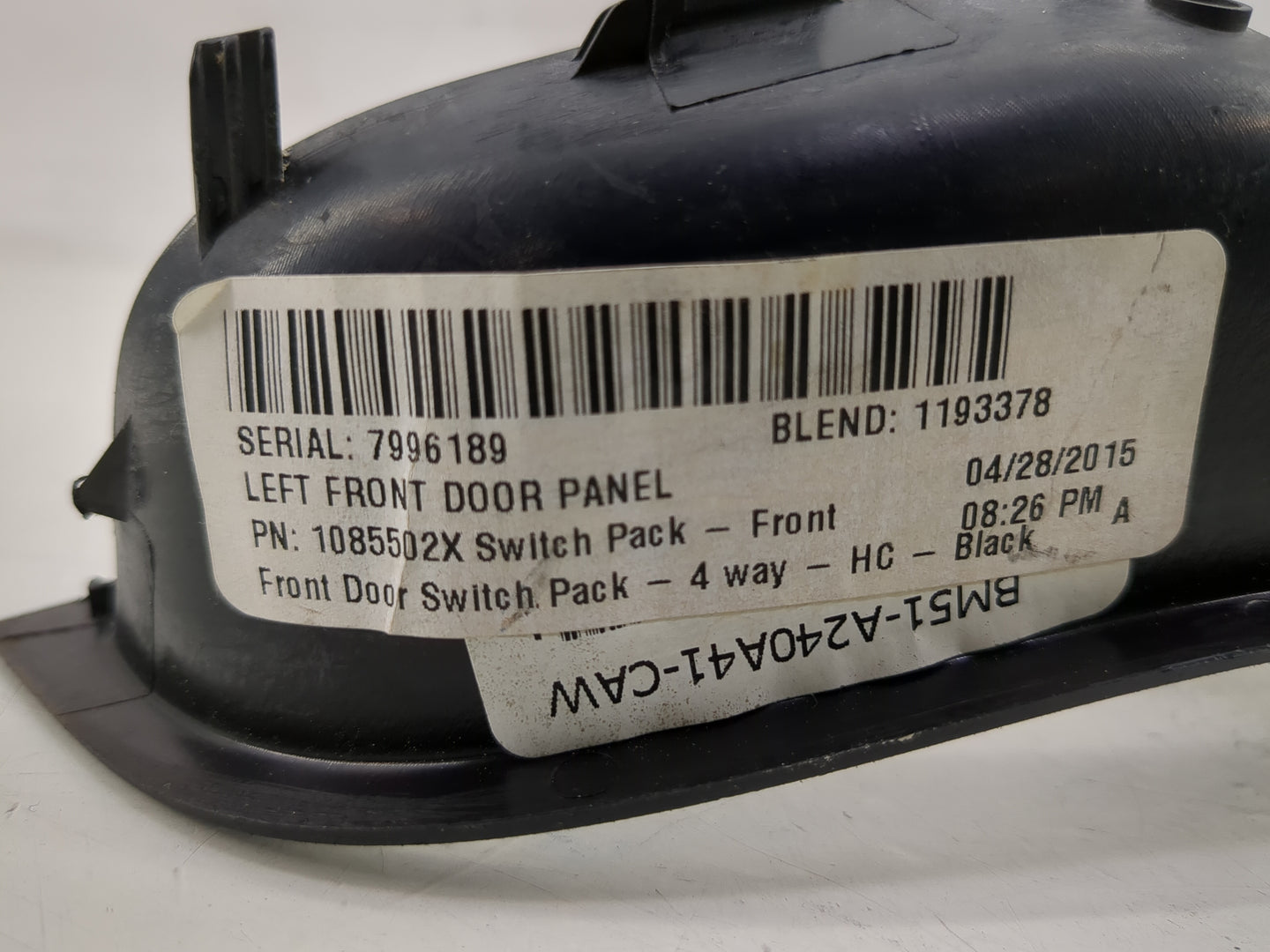 2012-2018 Ford Focus Master Power Window Switch Replacement Driver Side Left P/N:BM51-A240A41-CAW Fits OEM Used Auto Parts -