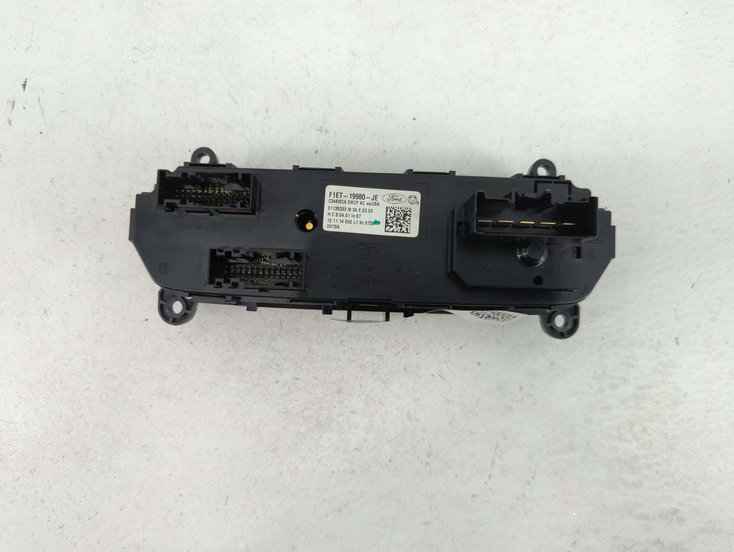 2015-2018 Ford Focus Climate Control Module Temperature AC/Heater Replacement P/N:F1ET-19980-JE Fits Fits 2015 2016 2017 201