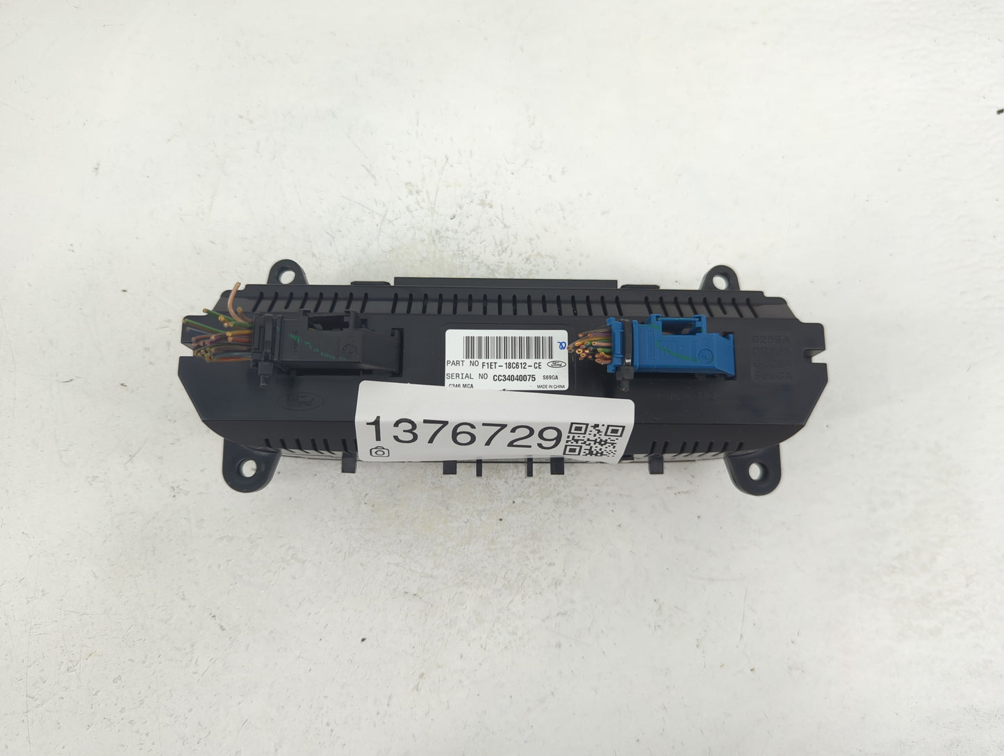 2015-2018 Ford Focus Climate Control Module Temperature AC/Heater Replacement P/N:F1ET-18C612-CE Fits Fits 2015 2016 2017 20