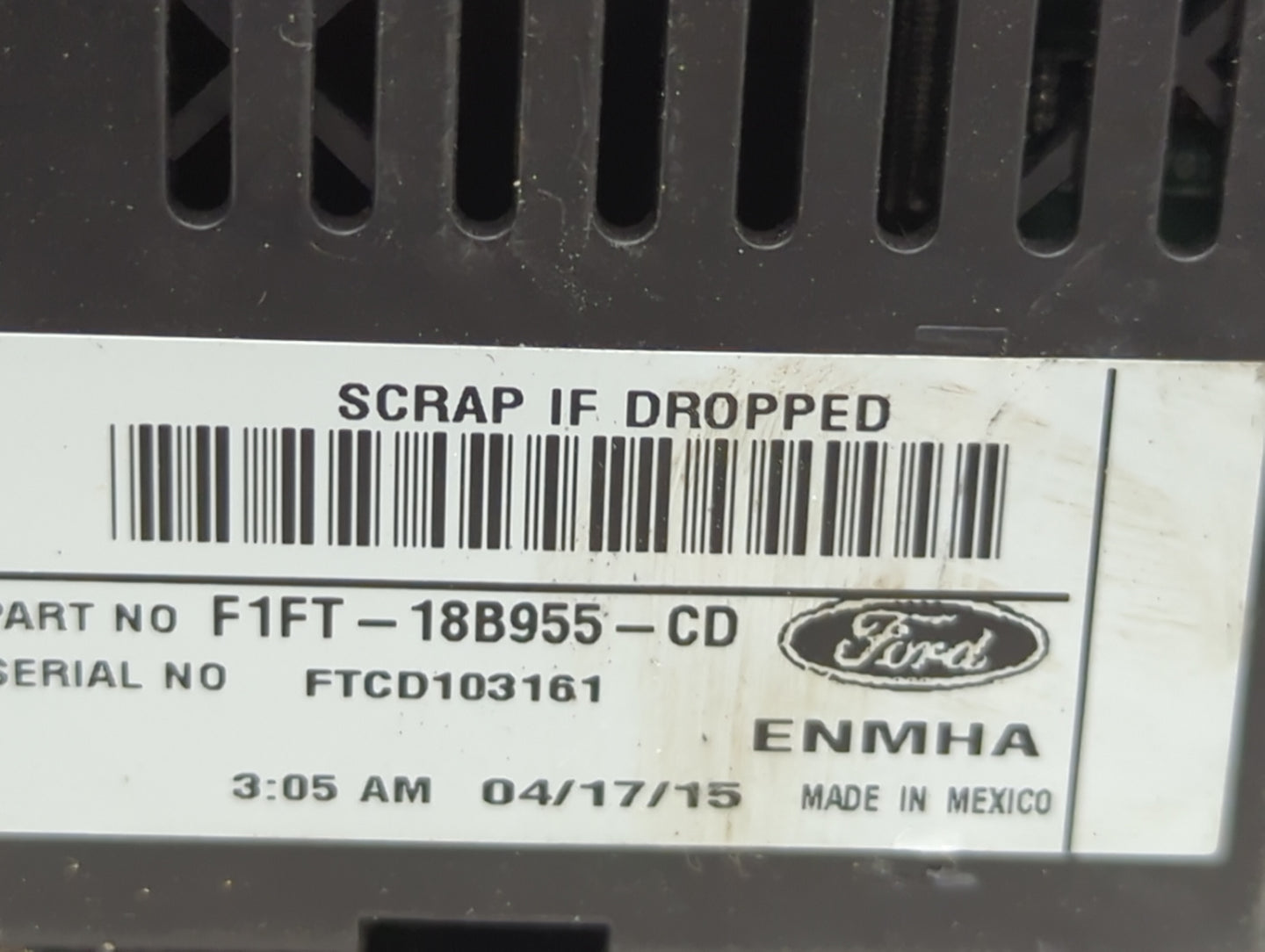 2015-2018 Ford Focus Information Display Screen - Oemusedautoparts1.com