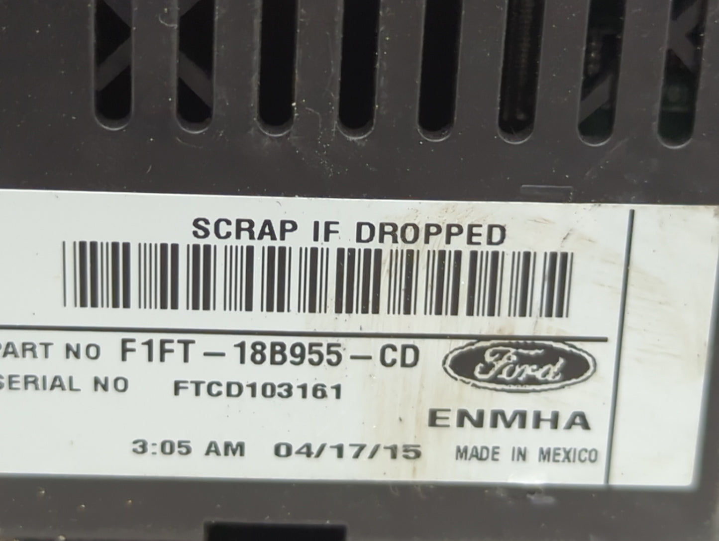 2015-2018 Ford Focus Information Display Screen - Oemusedautoparts1.com