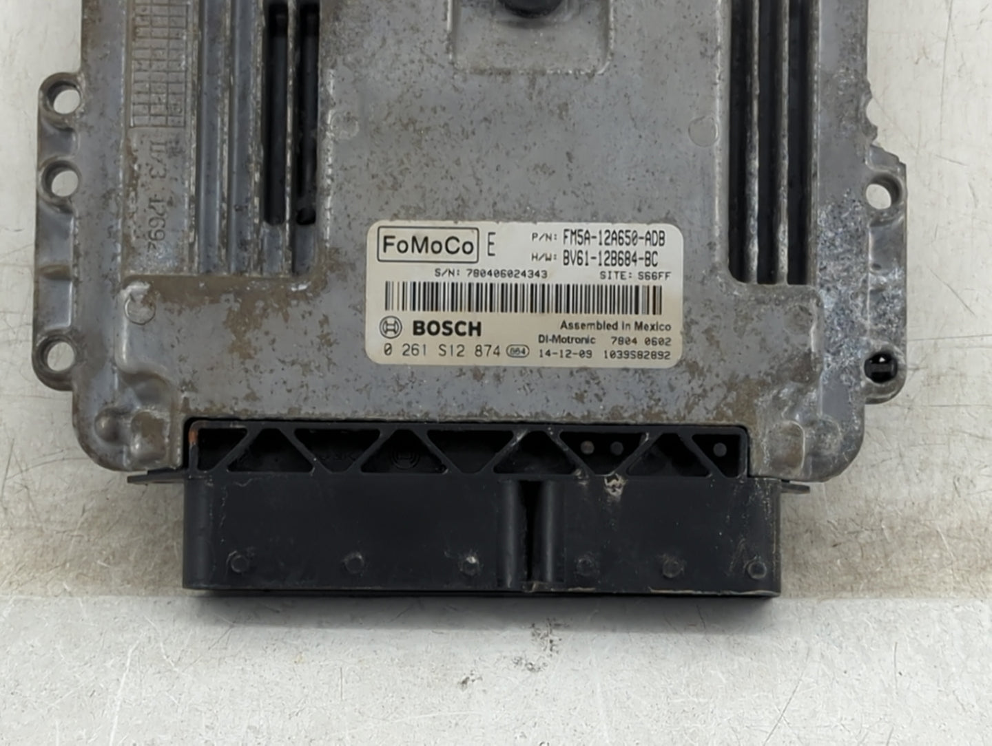 2013-2018 Ford Focus PCM Engine Control Computer ECU ECM PCU OEM P/N:0 261 S12 874 FM5A-12A650-ADB Fits OEM Used Auto Parts 