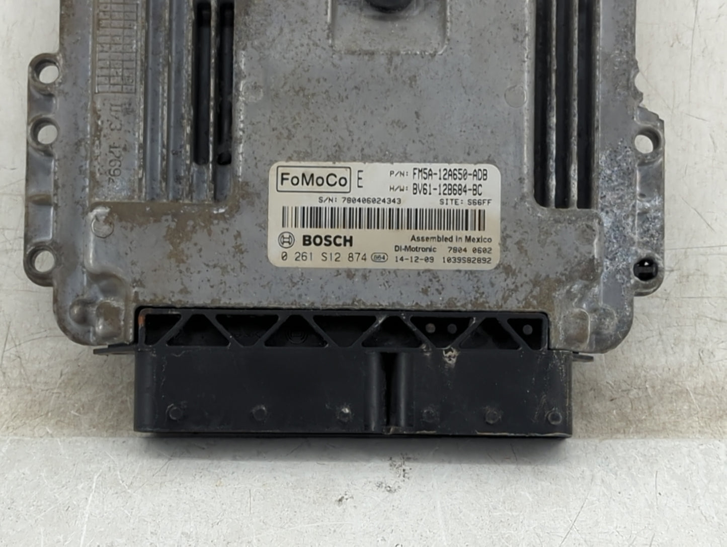 2013-2018 Ford Focus PCM Engine Control Computer ECU ECM PCU OEM P/N:0 261 S12 874 FM5A-12A650-ADB Fits OEM Used Auto Parts 