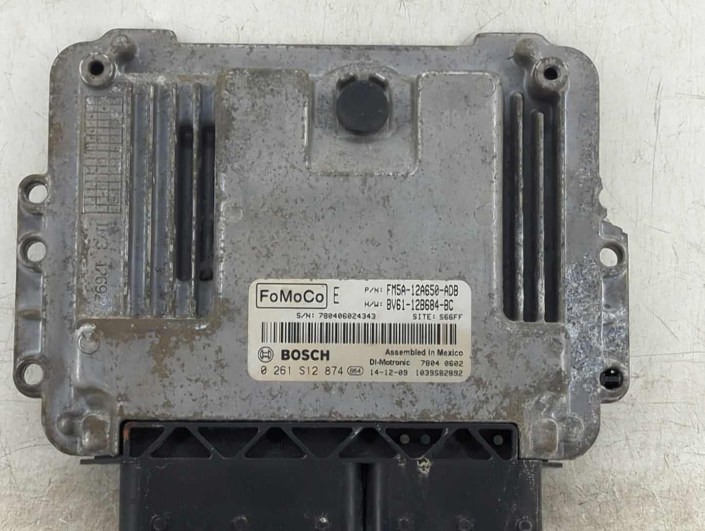 2013-2018 Ford Focus PCM Engine Control Computer ECU ECM PCU OEM P/N:0 261 S12 874 FM5A-12A650-ADB Fits OEM Used Auto Parts 