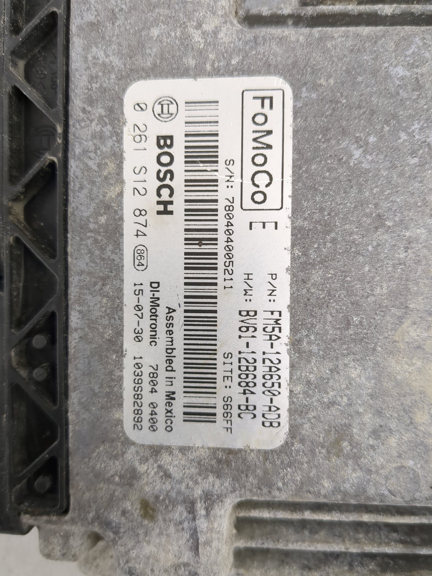 2013-2018 Ford Focus PCM Engine Control Computer ECU ECM PCU OEM P/N:FM5A-ADB Fits Fits 2013 2014 2015 2016 2017 2018 OEM Us