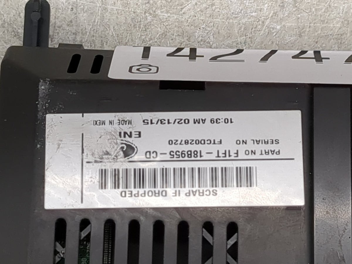2015-2018 Ford Focus Radio AM FM Cd Player Receiver Replacement P/N:F1FT-18B955-CD FTCD028720 Fits Fits 2015 2016 2017 2018 