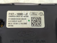 2015-2018 Ford Focus Ac Heater Climate Control F1et-19980-jf 1428224 - Oemusedautoparts1.com