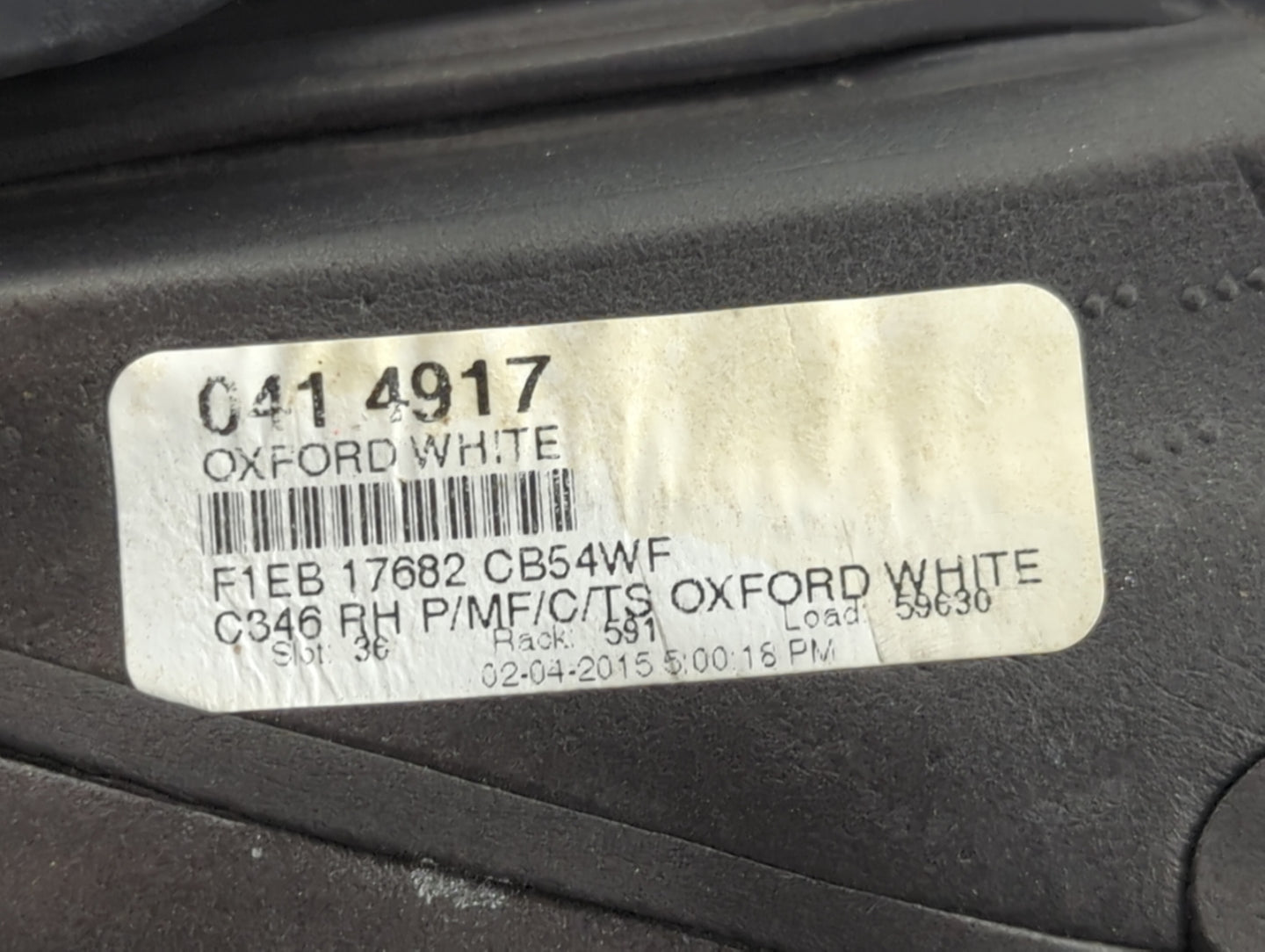 2015-2018 Ford Focus Passenger Side View Mirror - Right Door Mirror OEM Used - Oemusedautoparts1.com