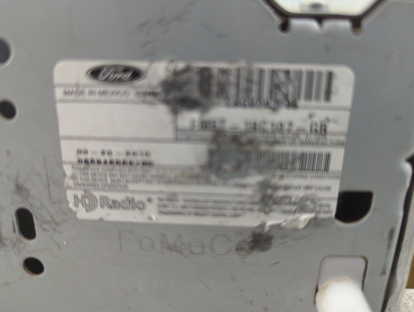 2015 Ford Focus Radio AM FM Cd Player Receiver Replacement P/N:FM5T-19C107-GB Fits OEM Used Auto Parts - Oemusedautoparts1.c