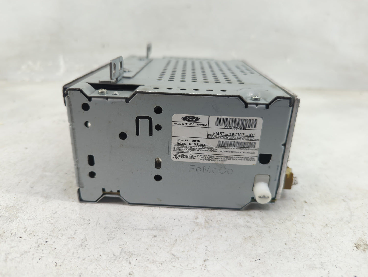 2015-2016 Ford Focus Radio AM FM Cd Player Receiver Replacement P/N:FM5T-19C107-KC Fits Fits 2015 2016 OEM Used Auto Parts -