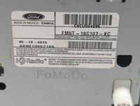 2015-2016 Ford Focus Radio AM FM Cd Player Receiver Replacement P/N:FM5T-19C107-KC Fits Fits 2015 2016 OEM Used Auto Parts -