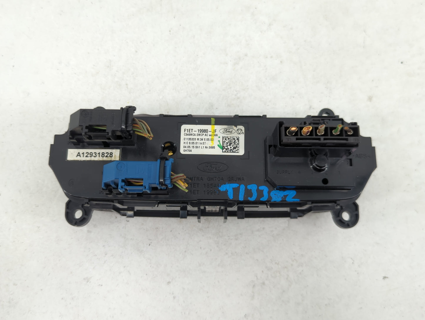 2015-2018 Ford Focus Climate Control Module Temperature AC/Heater Replacement P/N:F1ET-19980-JF Fits Fits 2015 2016 2017 201
