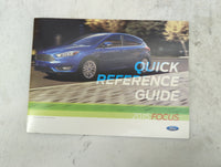 2015 Ford Focus Owners Manual Book Guide P/N:FM5J19A321AA OEM Used Auto Parts - Oemusedautoparts1.com