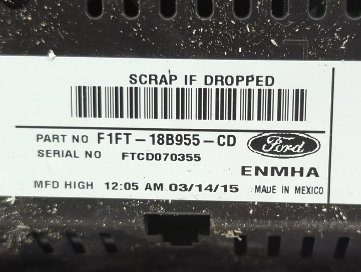 2015-2018 Ford Focus Information Display Screen 1469977 - Oemusedautoparts1.com