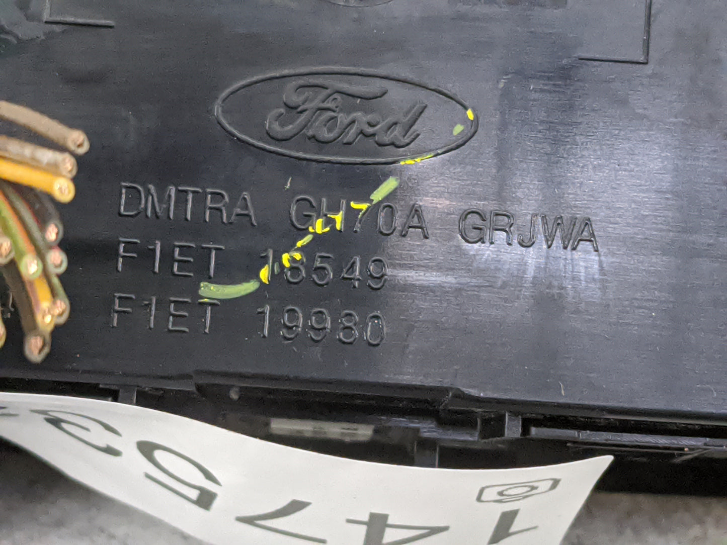 2015-2018 Ford Focus Climate Control Module Temperature AC/Heater Replacement P/N:DMTRA GH70A GRJWA F1ET 18549 Fits OEM Used