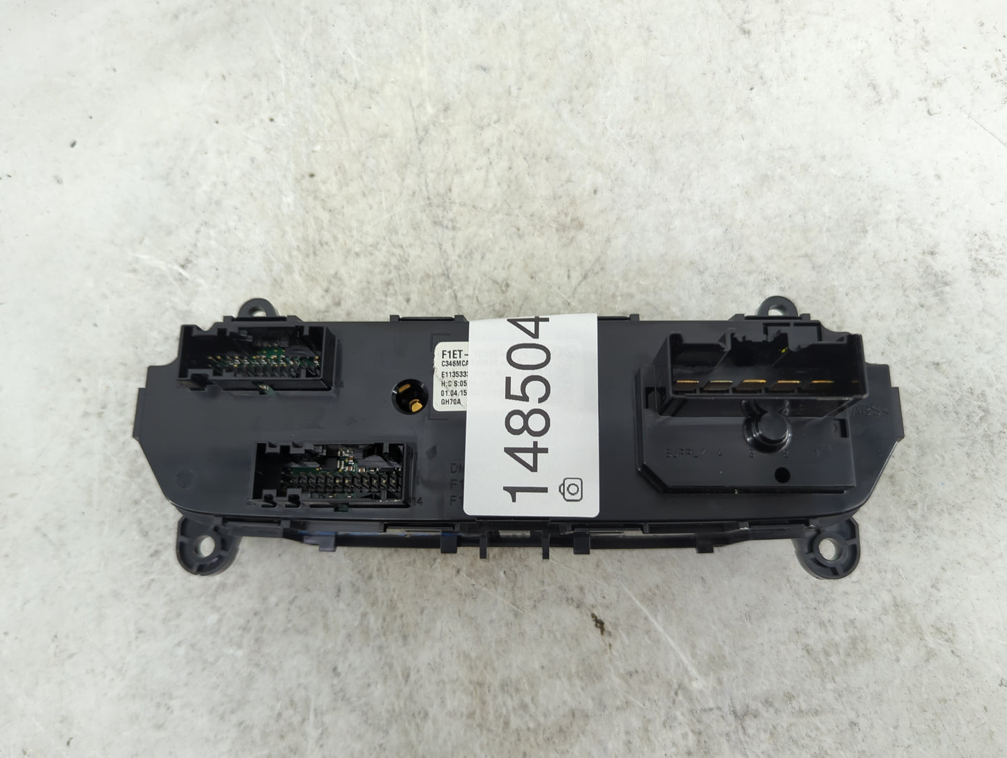 2015-2018 Ford Focus Climate Control Module Temperature AC/Heater Replacement P/N:F1ET C346 AC Fits Fits 2015 2016 2017 2018