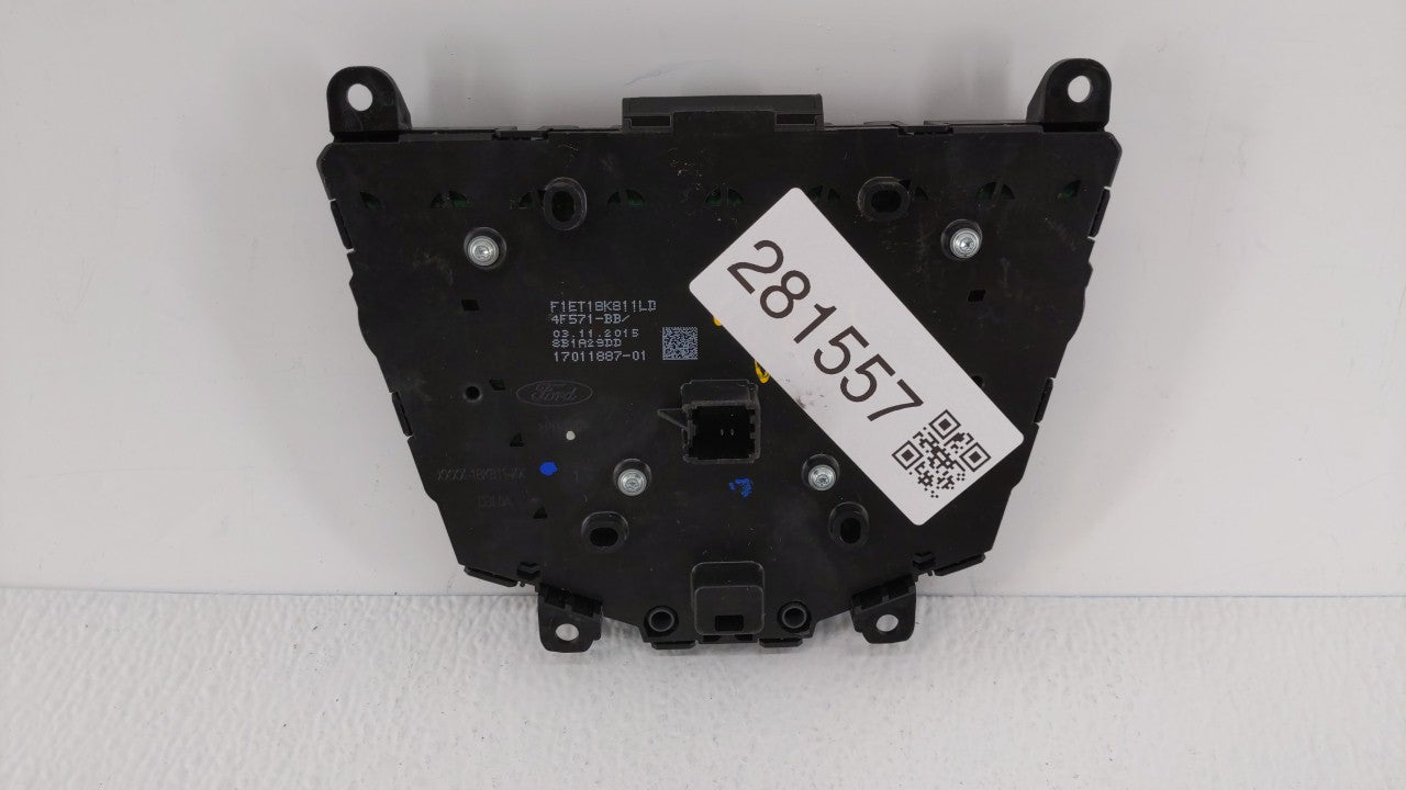 2015-2018 Ford Focus Radio Control Panel - Oemusedautoparts1.com