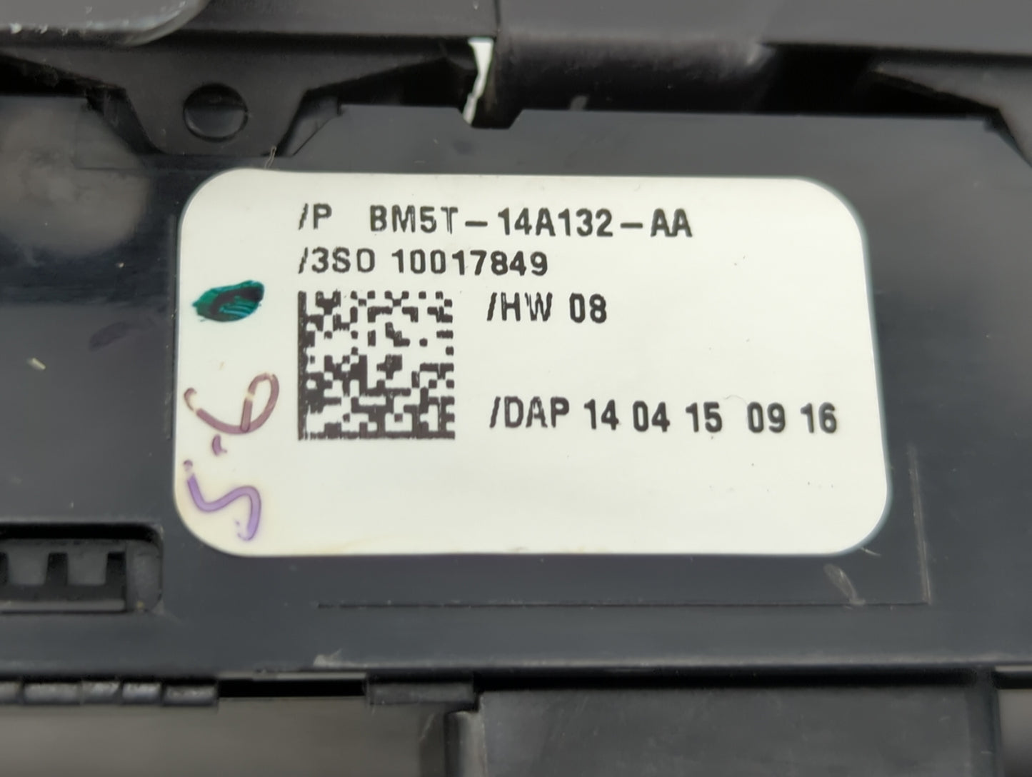 2012-2018 Ford Focus Master Power Window Switch Replacement Driver Side Left P/N:F1ET-14A132-AC BM5T-14A132-AB Fits OEM Used