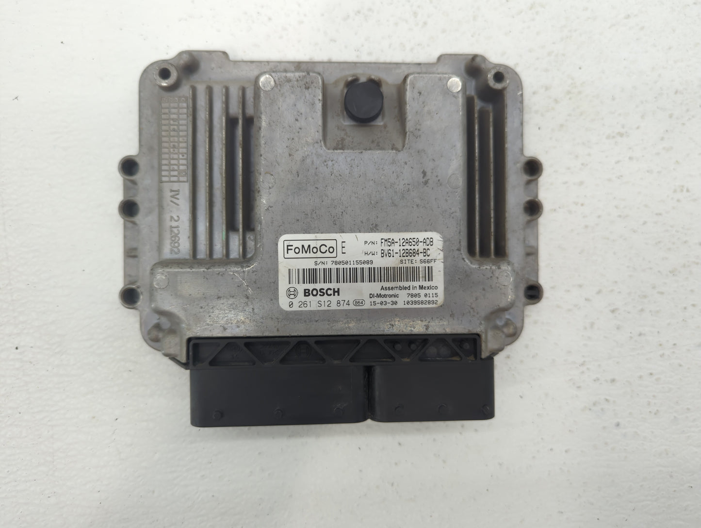 2014-2016 Ford Focus PCM Engine Control Computer ECU ECM PCU OEM P/N:FM5A-12A650-ADB BV61-12B684-BC Fits Fits 2014 2015 2016