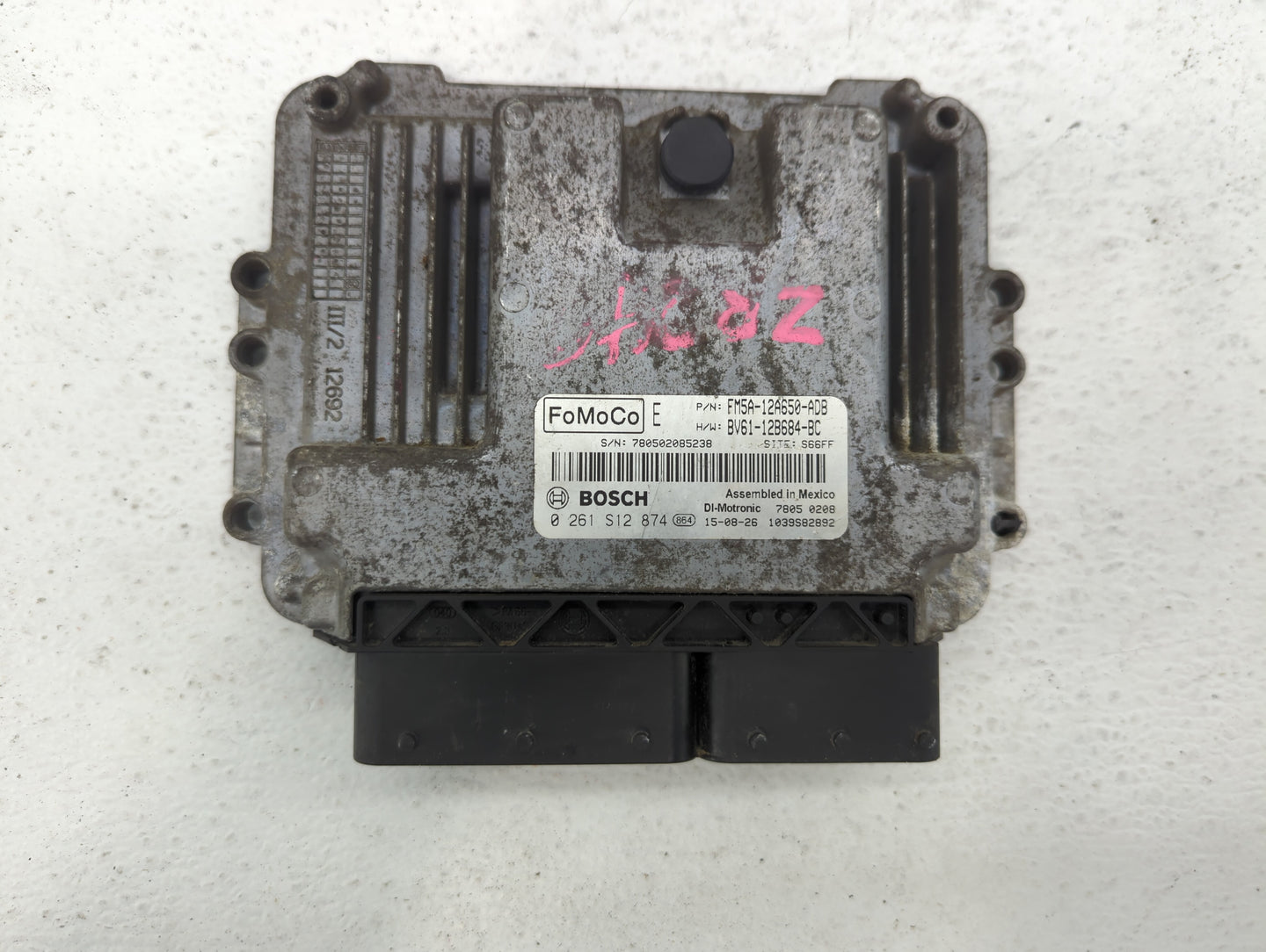 2014-2016 Ford Focus PCM Engine Control Computer ECU ECM PCU OEM P/N:FM5A-12A650-ADB BV61-12B684-BC Fits Fits 2014 2015 2016