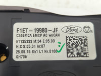 2015-2018 Ford Focus Climate Control Module Temperature AC/Heater Replacement P/N:F1ET-19980-JF Fits Fits 2015 2016 2017 201