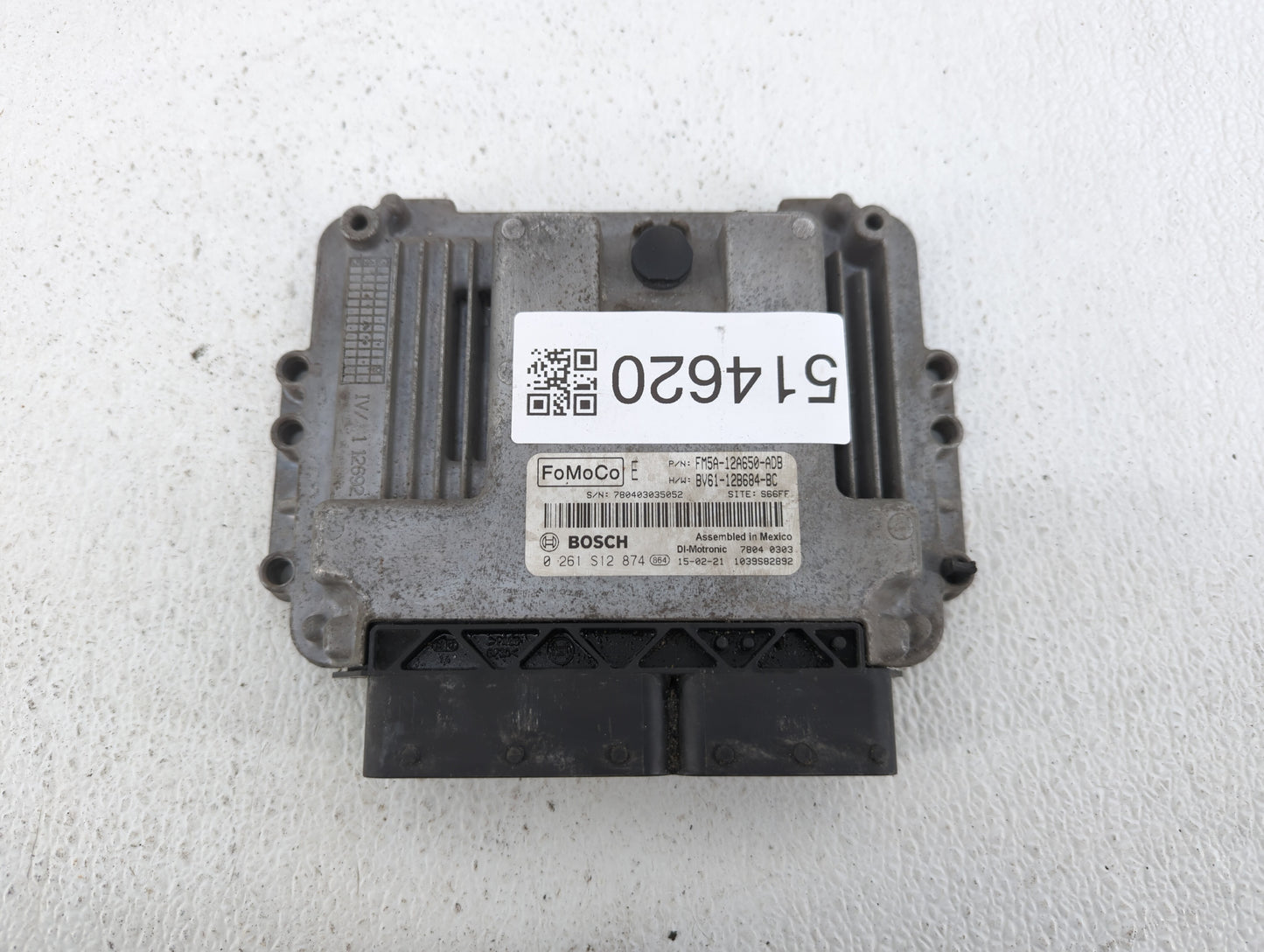 2013-2018 Ford Focus PCM Engine Control Computer ECU ECM PCU OEM P/N:BV61-12B684-BC FM5A-12A650-ADB Fits OEM Used Auto Parts