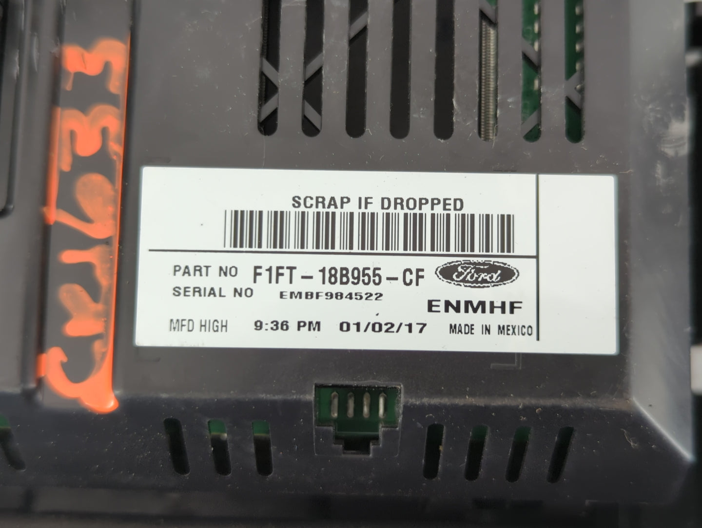 2015-2018 Ford Focus Radio Control Panel - Oemusedautoparts1.com