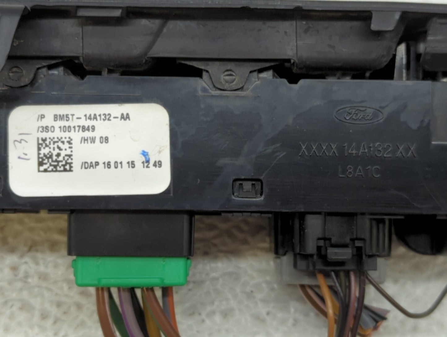2015-2018 Ford Focus Master Power Window Switch Replacement Driver Side Left P/N:1085502X Fits OEM Used Auto Parts - Oemused