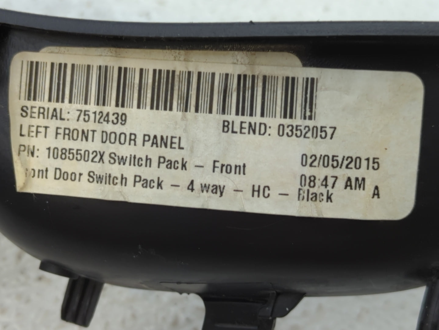 2015-2018 Ford Focus Master Power Window Switch Replacement Driver Side Left P/N:1085502X Fits OEM Used Auto Parts - Oemused