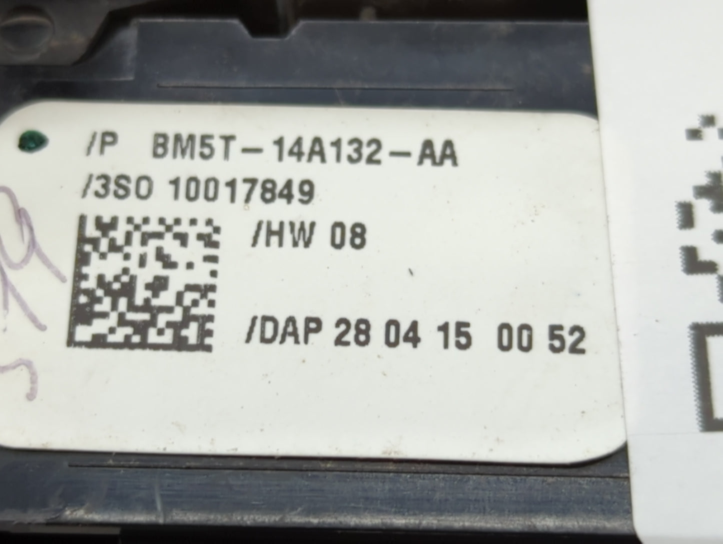 2012-2018 Ford Focus Master Power Window Switch Replacement Driver Side Left P/N:BM5T-14A132-AA Fits OEM Used Auto Parts - O