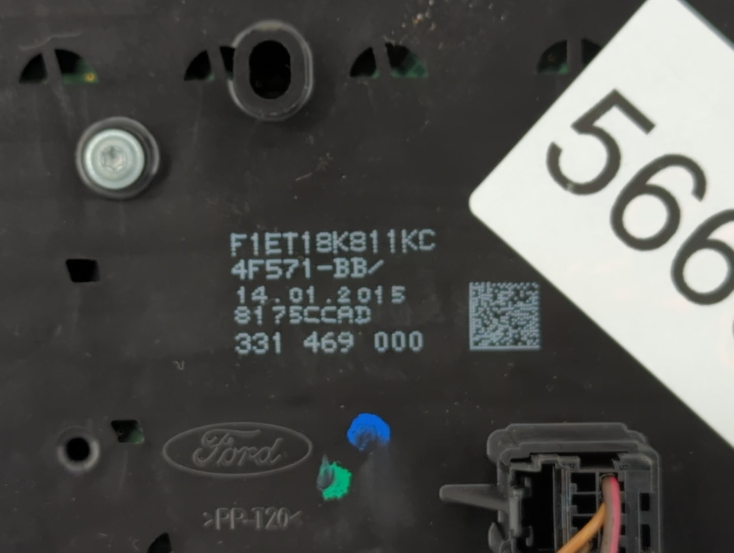 2015-2018 Ford Focus Radio AM FM Cd Player Receiver Replacement P/N:F1ET-18K811 KC Fits Fits 2015 2016 2017 2018 2019 OEM Us