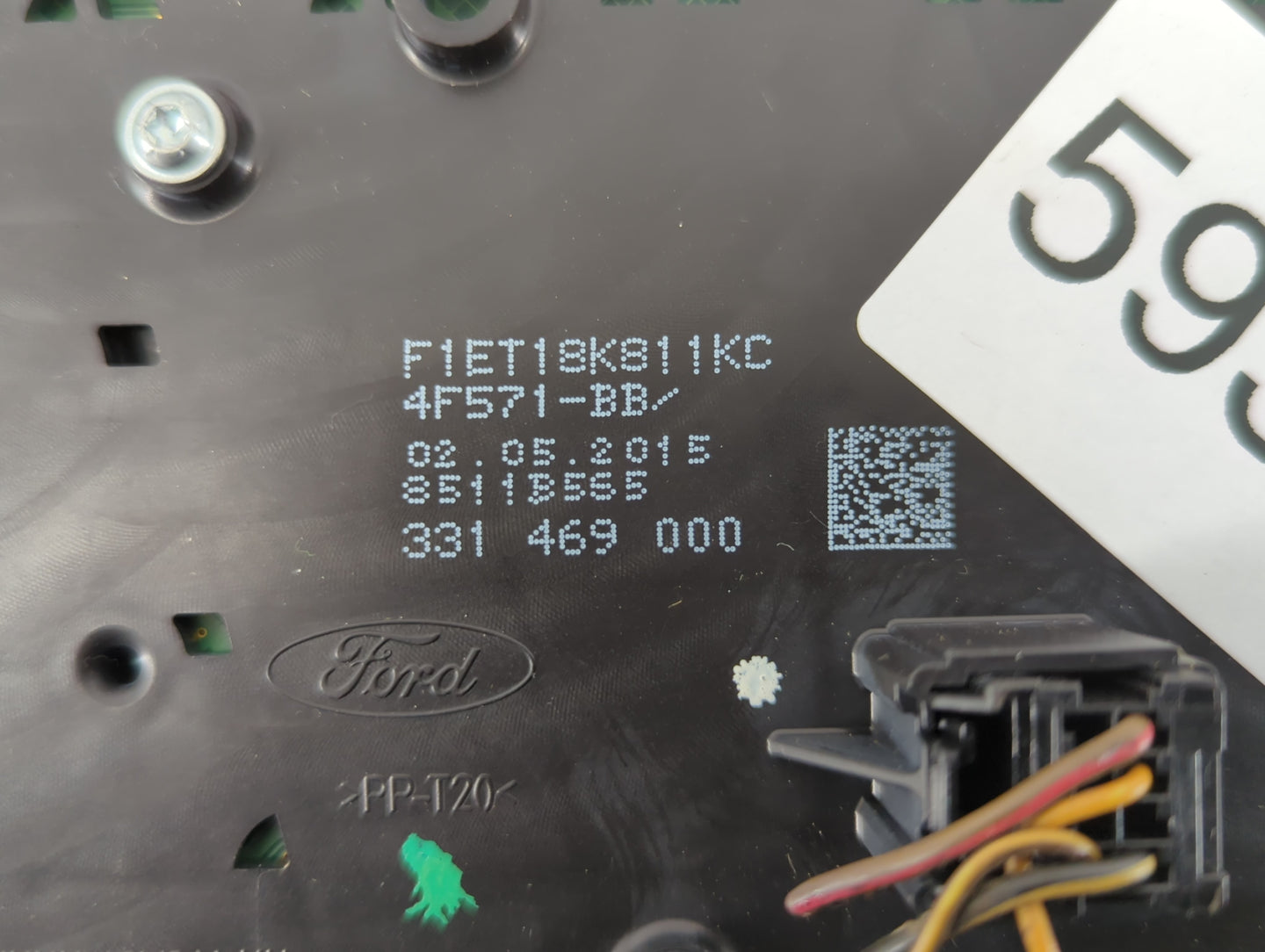 2015-2018 Ford Focus Radio AM FM Cd Player Receiver Replacement P/N:F1ET18K811KC Fits Fits 2015 2016 2017 2018 2019 OEM Used